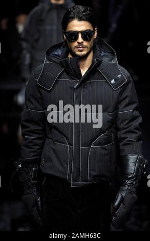 Milan, Italie. 13 janvier 2020. Milan, Italie. 13 janvier 2020. Milan Fashion Week, Homme Automne Hiver 2020/2021. Milan – Mode Pour Homme Automne Hiver 2020/21. Crédit: Independent Photo Agency Srl/Alay Live News Crédit: Independent Photo Agency Srl/Alay Live News Banque D'Images
