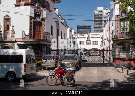 Scène De Rue, La Condesa. Banque D'Images