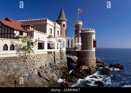 Château De Wulf, Viña Del Mar, Chili Banque D'Images