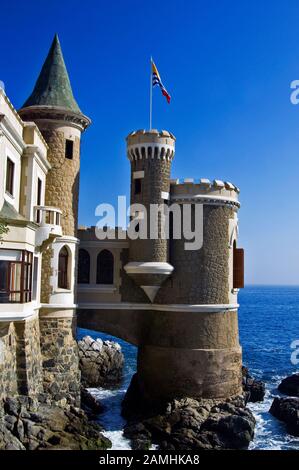 Château De Wulf, Viña Del Mar, Chili Banque D'Images