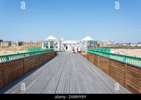 St Anne'S Pier, Lytham St Annes, Lancashire, Angleterre, Royaume-Uni Banque D'Images