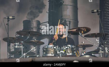 L'usine de peur vit au festival Bloodstock en plein air uk 2016 Banque D'Images