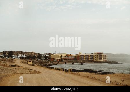 Luderitz, Namibie une ville touristique populaire pour son exploitation minière de diamants Banque D'Images