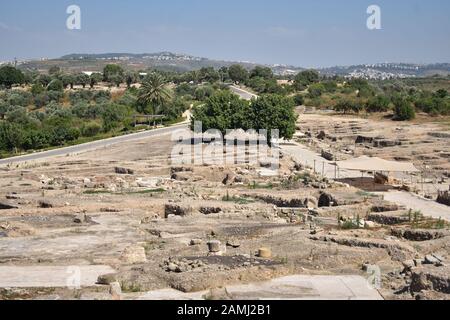 Parc National De Sepphoris Zippori En Galilée Centrale En Israël Banque D'Images