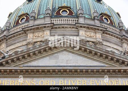 Marmokirken cathédrale du Dôme dans le centre-ville de Copenhague. Le Danemark célèbre heritage Banque D'Images