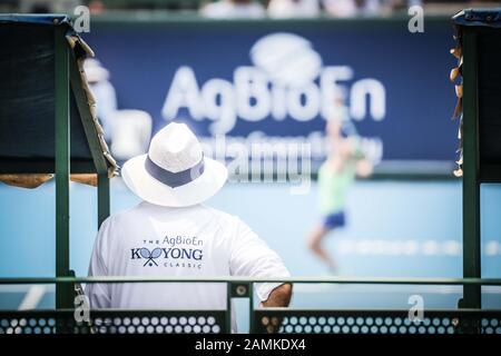 14 janvier 2020: Melbourne, AUSTRALIE - 14 JANVIER 2020: Atmosphère au ABioEn Kooyong Classic le 1er jour à Melbourne Australie crédit: Chris Putnam/ZUMA Wire/Alay Live News Banque D'Images