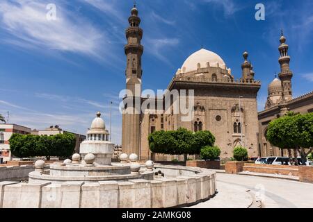 Mosquée Du Sultan Hassan, Mosquée-Madrassa Du Sultan Hassan, Mosquée Al Rifai, Mosquée Al-Rifa'I, Vieux Caire, Zone Islamique, Le Caire, Egypte, Afrique Du Nord, Afrique Banque D'Images