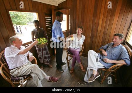 Bénin' S TRAIN VOYAGE DANS LE TEMPS Banque D'Images