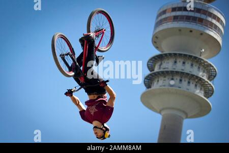 Tournoi de VTT au Mash de Munich à l'Olympiapark de Munich. [traduction automatique] Banque D'Images