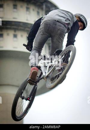 Tournoi de VTT au Mash de Munich à l'Olympiapark de Munich. [traduction automatique] Banque D'Images