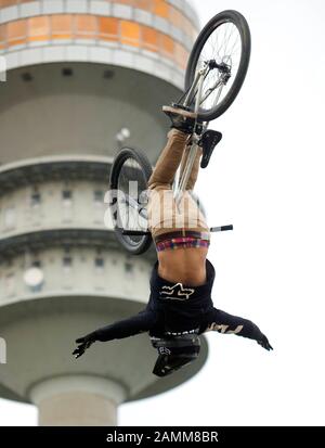 Tournoi de VTT au Mash de Munich à l'Olympiapark de Munich. [traduction automatique] Banque D'Images