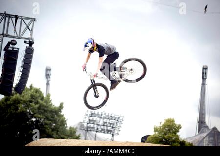 Tournoi de VTT au Mash de Munich à l'Olympiapark de Munich. [traduction automatique] Banque D'Images