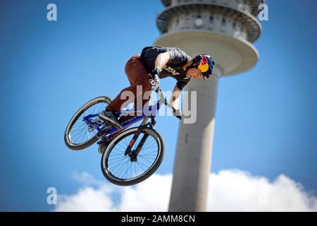 Tournoi de VTT au Mash de Munich à l'Olympiapark de Munich. [traduction automatique] Banque D'Images