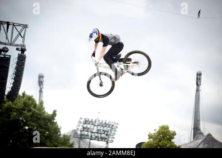 Tournoi de VTT au Mash de Munich à l'Olympiapark de Munich. [traduction automatique] Banque D'Images