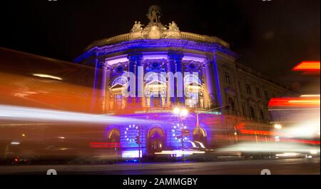 La "Nuit de l'économie européenne" aura lieu le soir du premier jour du sommet économique du Süddeutsche Zeitung au Musée de la Communication de Berlin. [traduction automatique] Banque D'Images