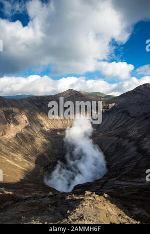 Vocalno Creater de Bromo, Java Est, Indonésie Banque D'Images
