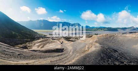 Vocalno Creater de Bromo, Java Est, Indonésie Banque D'Images