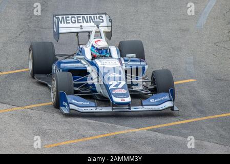 Toronto, Ontario, Canada, le 12 juillet 2019 : Robert McGennis (27) Indy Lights à la Honda Indy Toronto 2019 Banque D'Images