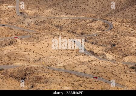 Highway 74, Palm Springs, Californie Banque D'Images