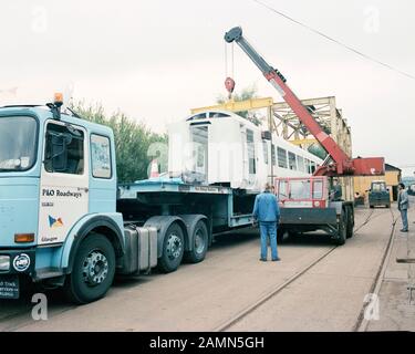 1989 et construction Des premiers Trains Pacer, à Procor Engineering, Horbury Wakefield, West Yorkshire, nord de l'Angleterre, Royaume-Uni Banque D'Images