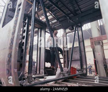 1989 et construction Des premiers Trains Pacer, à Procor Engineering, Horbury Wakefield, West Yorkshire, nord de l'Angleterre, Royaume-Uni Banque D'Images