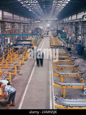 1989 et construction Des premiers Trains Pacer, à Procor Engineering, Horbury Wakefield, West Yorkshire, nord de l'Angleterre, Royaume-Uni Banque D'Images