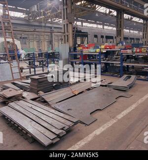 1989 et construction Des premiers Trains Pacer, à Procor Engineering, Horbury Wakefield, West Yorkshire, nord de l'Angleterre, Royaume-Uni Banque D'Images