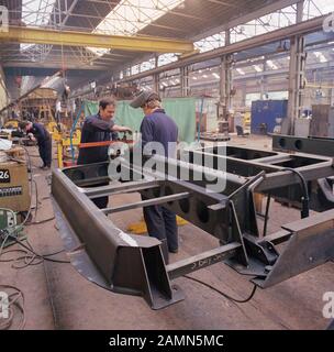 1989 et construction Des premiers Trains Pacer, à Procor Engineering, Horbury Wakefield, West Yorkshire, nord de l'Angleterre, Royaume-Uni Banque D'Images