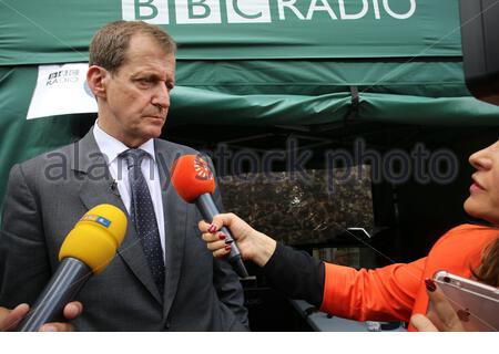 Alastair Campbell détient sur le matin après le résultat Brexit Banque D'Images