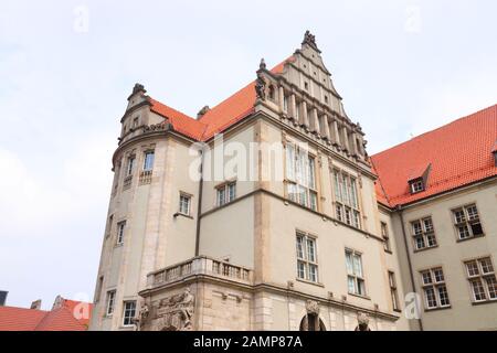 L'éducation en Pologne. Université De Science Et De Technologie De Wroclaw (Polonais: Politechnika Wroclawska). Banque D'Images
