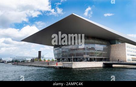 Opéra royal de Copenhague sur l'île de Holmen, Copenhague, Danemark Banque D'Images