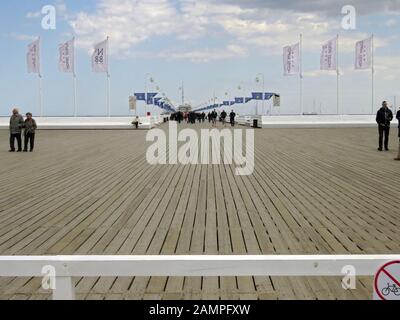 La plus longue jetée en bois en europe photo Bo Arrhed Banque D'Images