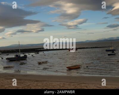 Baie De Morecambe, Parc National Du Lake District. Angleterre. Banque D'Images