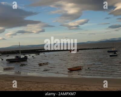 Baie De Morecambe, Parc National Du Lake District. Angleterre. Banque D'Images