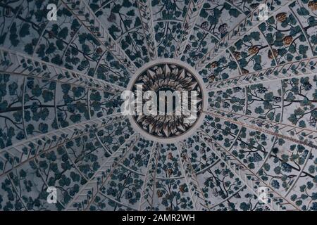 Plafond du palais de Topkapi Banque D'Images