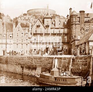 Columba Hotel, Oban, Écosse, Époque Victorienne Banque D'Images