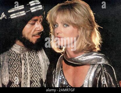 Protocole 1984 Warner Bros film avec Goldie Hawn et Richard Romanus Banque D'Images