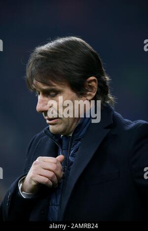 Milan, Italie. 14 janvier 2020. Antonio conte (FC internazionale) pendant Inter vs Cagliari, Championnat italien de TIM Cup à Milan, Italie, 14 janvier 2020 crédit: Agence de photo indépendante/Alay Live News Banque D'Images