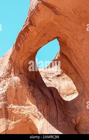 Arche de soleil, Monument Valley Banque D'Images