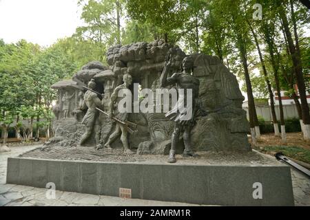 Parc Dayu Myth. Wuhan, Chine Banque D'Images