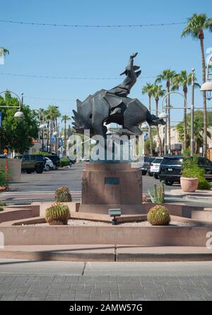 Jack Knife statue à Scottsdale en Arizona Banque D'Images