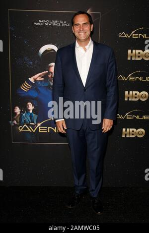 Los Angeles, États-Unis. 14 janvier 2020. Andy Buckley assiste à la première de HBO'Avenue 5' à l'Avalon le 14 janvier 2020 à Los Angeles, en Californie. Photo: Crash/imageSPACE/MediaPunch crédit: MediaPunch Inc/Alay Live News Banque D'Images