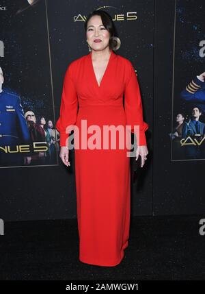 14 Janvier 2020 - Hollywood, Californie - Suzy Nakamura. Première de HBO's ''Avenue 5'' - Los Angeles, tenue à Avalon Hollywood. (Image de crédit : © Birdie Thompson/AdMedia via ZUMA Wire) Banque D'Images