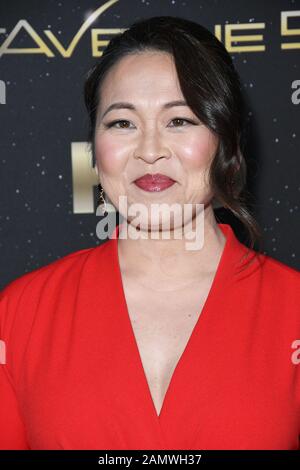 14 Janvier 2020 - Hollywood, Californie - Suzy Nakamura. Première de HBO's ''Avenue 5'' - Los Angeles, tenue à Avalon Hollywood. (Image de crédit : © Birdie Thompson/AdMedia via ZUMA Wire) Banque D'Images