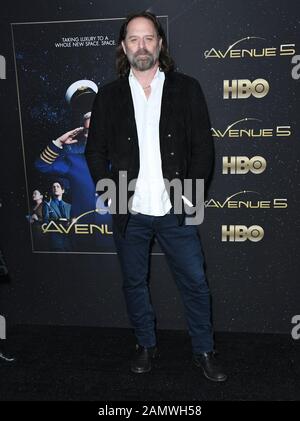 14 Janvier 2020 - Hollywood, Californie - Jeffrey Nordling. Première de HBO's ''Avenue 5'' - Los Angeles, tenue à Avalon Hollywood. (Image de crédit : © Birdie Thompson/AdMedia via ZUMA Wire) Banque D'Images