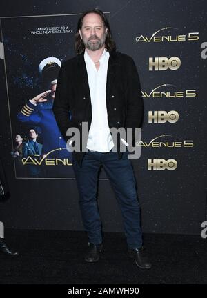 14 Janvier 2020 - Hollywood, Californie - Jeffrey Nordling. Première de HBO's ''Avenue 5'' - Los Angeles, tenue à Avalon Hollywood. (Image de crédit : © Birdie Thompson/AdMedia via ZUMA Wire) Banque D'Images