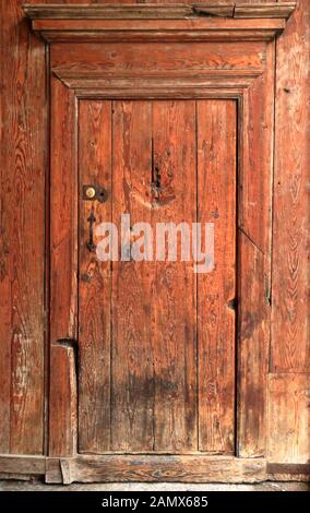 Vieille porte en bois, image de fond texture Banque D'Images