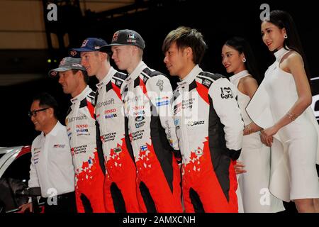 Chiba, Japon. 10 janvier 2020. Toyota Gazoo Racing a dévoilé son WRC Yaris de 2020-spécifications au salon de l'automobile de Tokyo. Crédit: SportsPressJP/AFLO/Alay Live News Banque D'Images