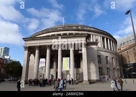 Manchester, UK - 20 octobre 2019 : Manchester Central Library Banque D'Images