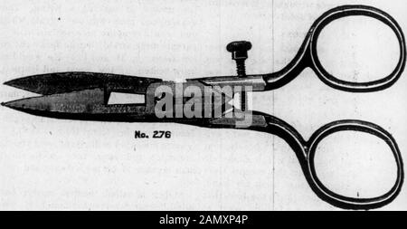 Le Presbytérien De Caroline Du Nord . Prix de vente au détail des fabricants 1,25 $, ou, The Electric:Button Hole Scissor. A une vis bleue, complètement polie, nagent «h,- poignée biseautée pour s'adapter aux doigts. ^^J^stment. Prix de vente au détail des fabricants $1.00Or, The Electric Three Blade Congress Knife - un grand et deux petit cutlerv hia&lt;^plein poli et gravé, manche en cerf, modèle de congrès. [La coupe trop grande pour l'exposition ici.] , ^ Ces produits sont certifiés comme étant de qualité supérieure d'acier et très meilleur workm «n.i, ils portent tous le cachet du fabricant sur eux. ^ main d'œuvre J. RHODES BROWN, président. Banque D'Images
